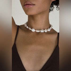 NWOT Baroque Pearl Strand Necklace